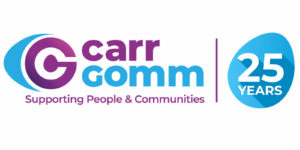carr gomm 25 years logo