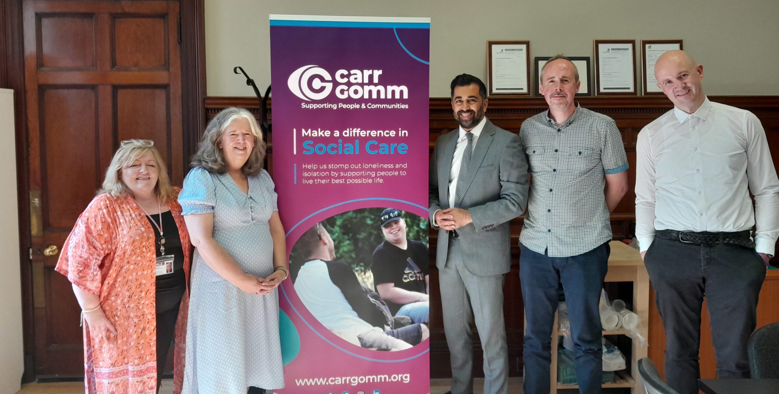 First Minister visits Glasgow