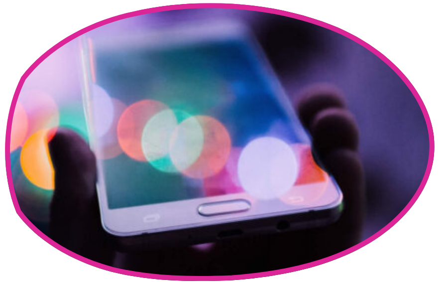 Glasgow - Connected Lives A close of up of a phone screen
