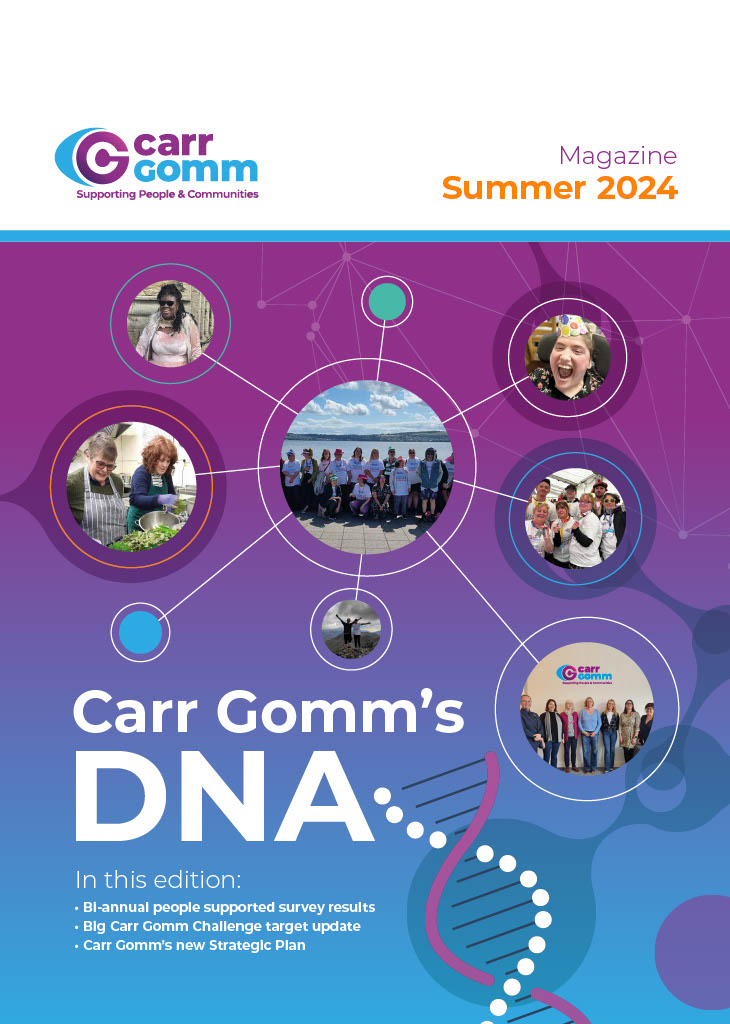 Cover of Carr Gomm Magazine summer 24 issue