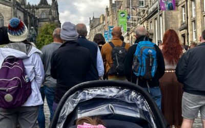 Great days out at the Edinburgh Fringe Festival with people we support
