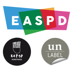 EASPD Logo, Kat 18 Logo and Un-Label Logos