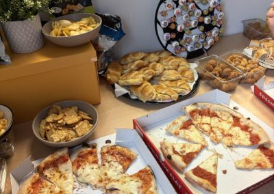 A selection of party food